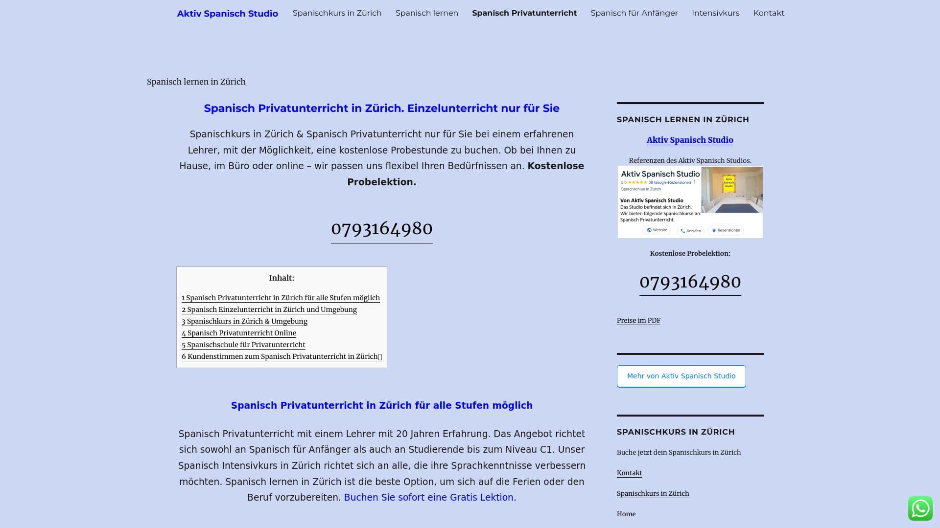 Aktiv Spanisch Studio