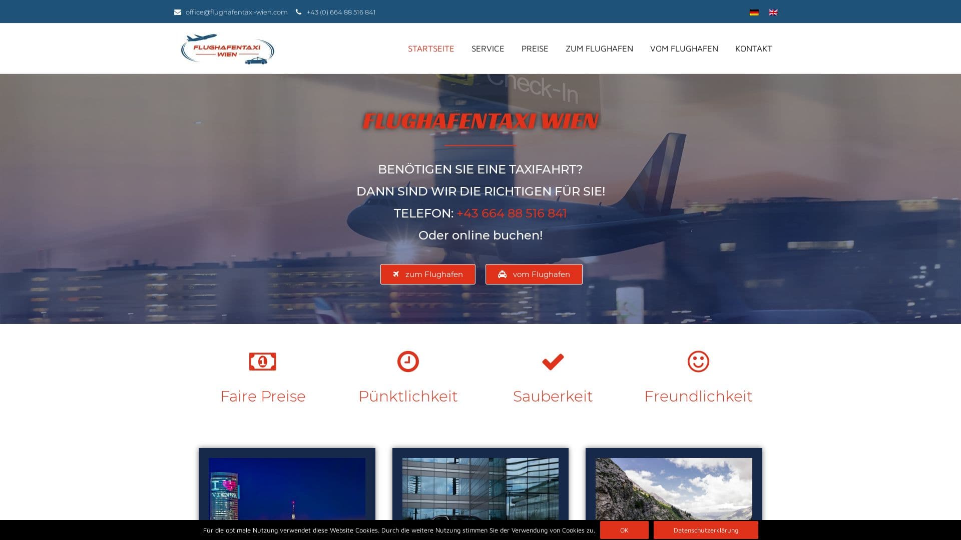 Flughafentaxi Wien