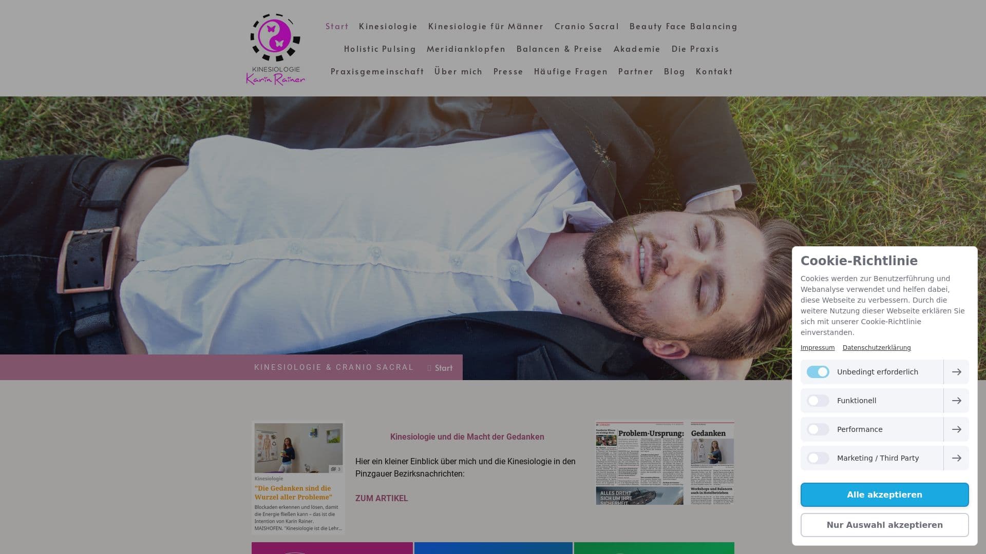 KINESIOLOGIE Karin Rainer