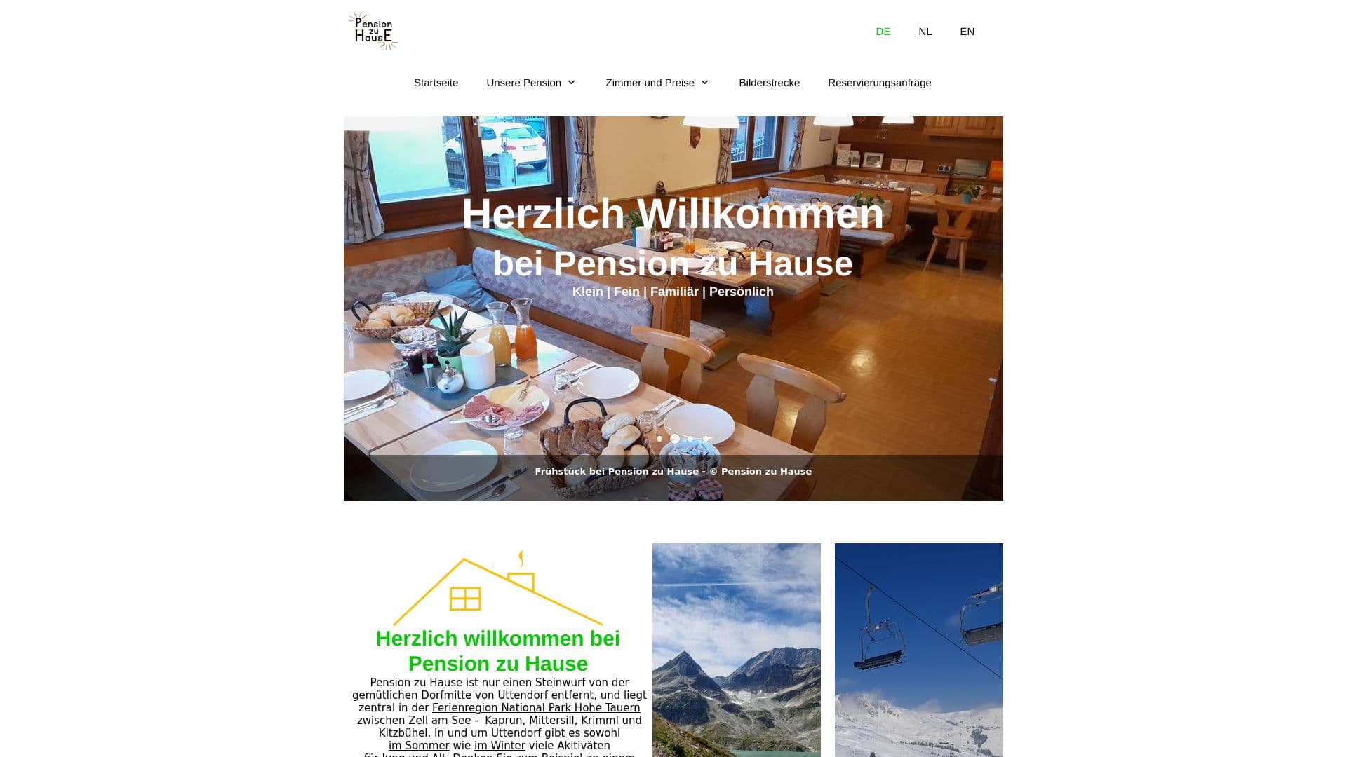 Pension zu Hause