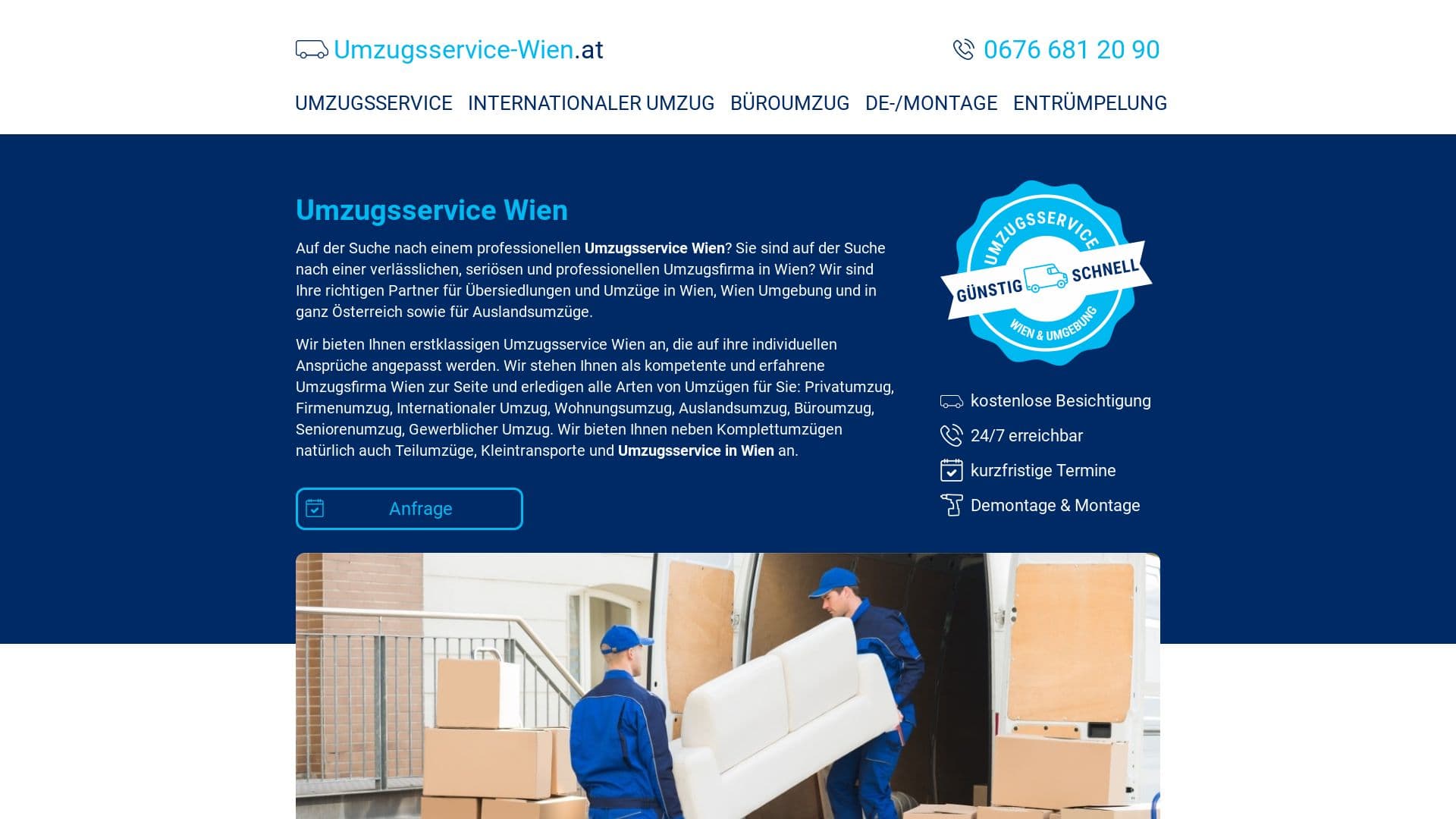 Umzug Wien günstig gemacht
