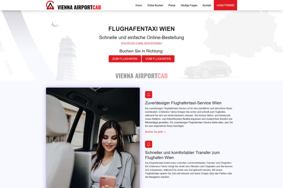 Vienna Airport CAB - Flughafentaxi Wien