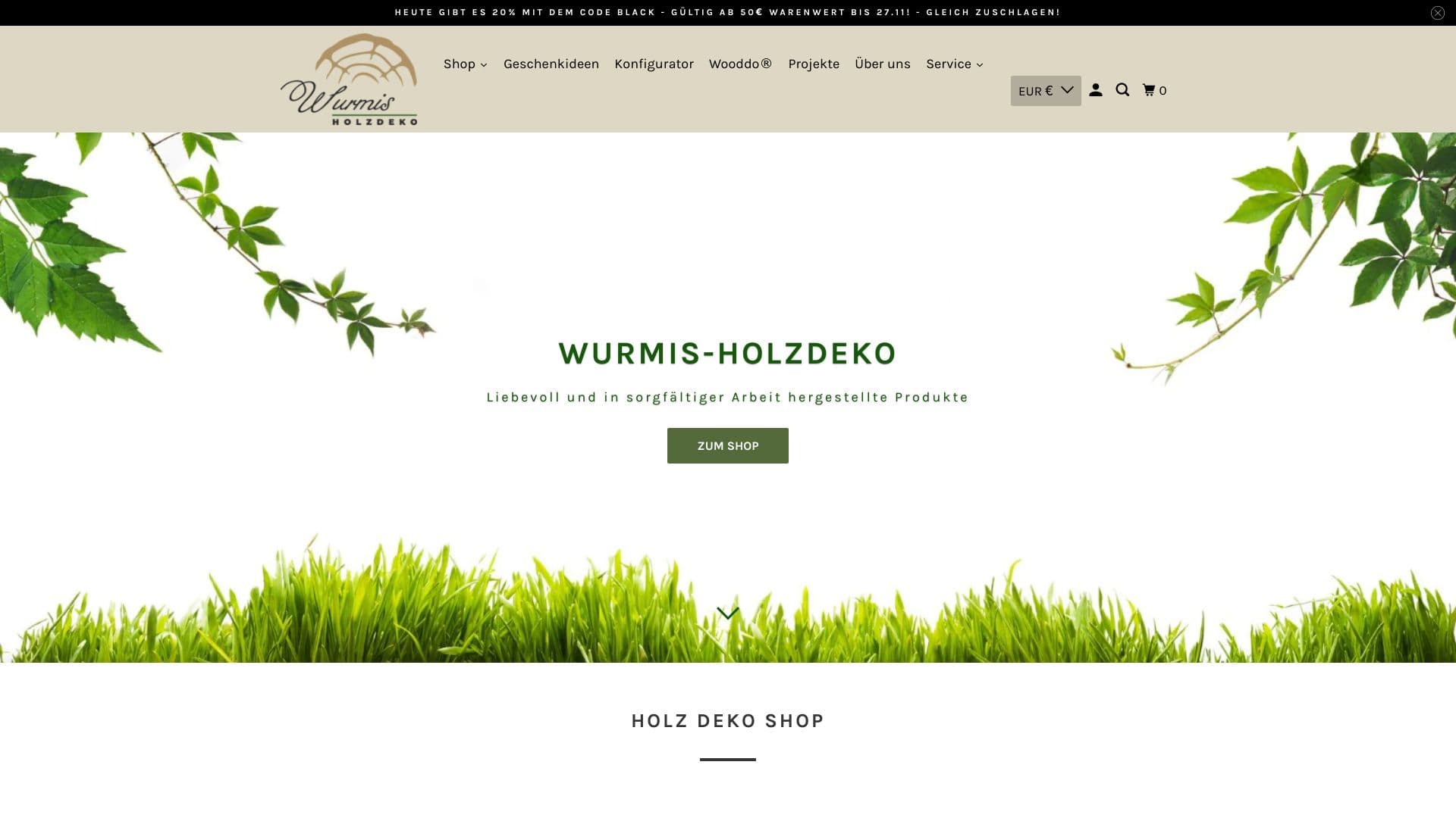 Wurmis-Holzdeko