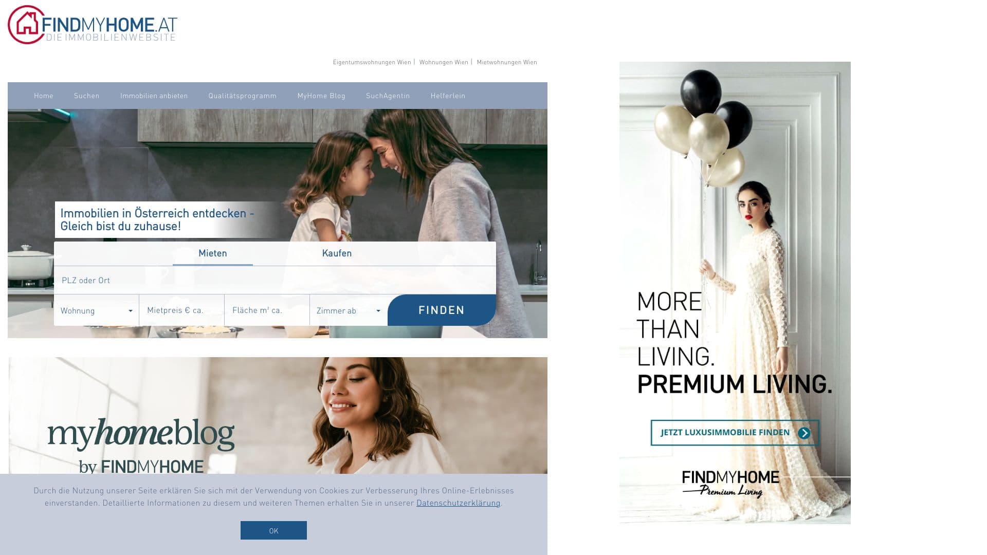 FindMyHome aus Wien - Immobilien weltweit