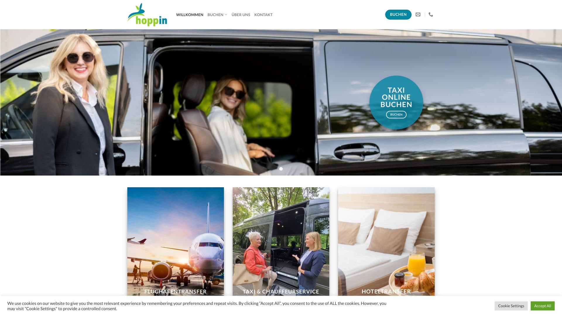 hoppin e.U. – Taxi, PREMIUM VAN VIP Chauffeur Services, Hotel- & Flughafentransfers, Ausflüge
