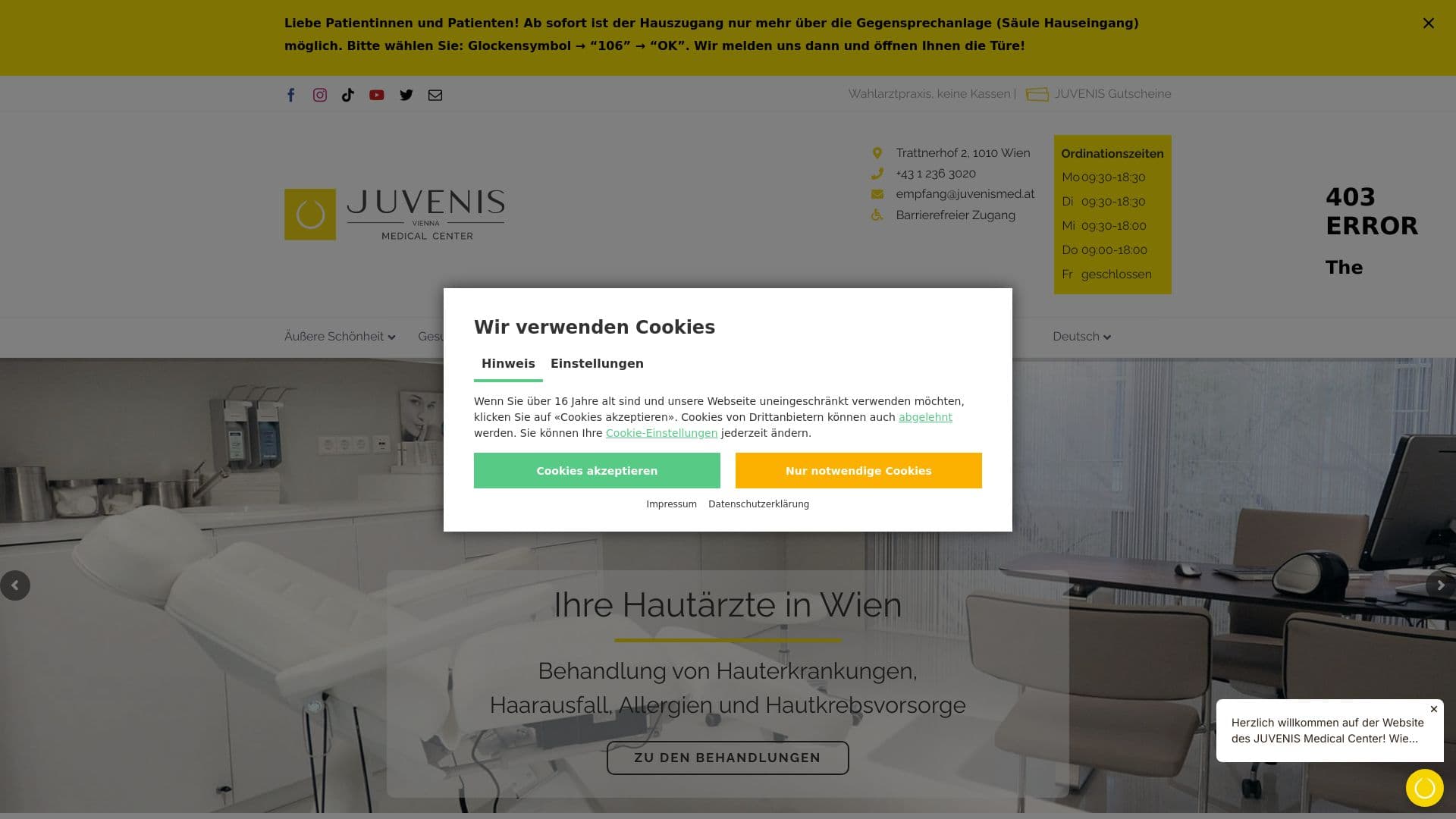 JUVENIS Ärztezentrum für Schönheit in 1010 Wien