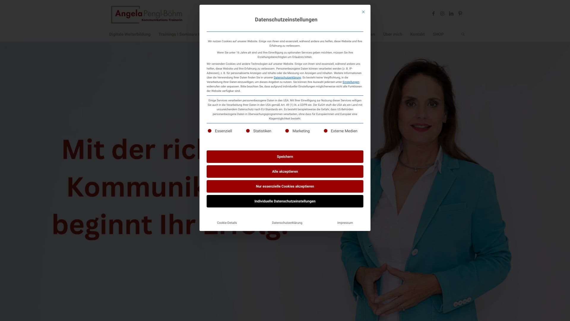 Kommunikations-Trainerin Angela Pengl-Böhm by pr-com PR- und Medienberatungs GmbH