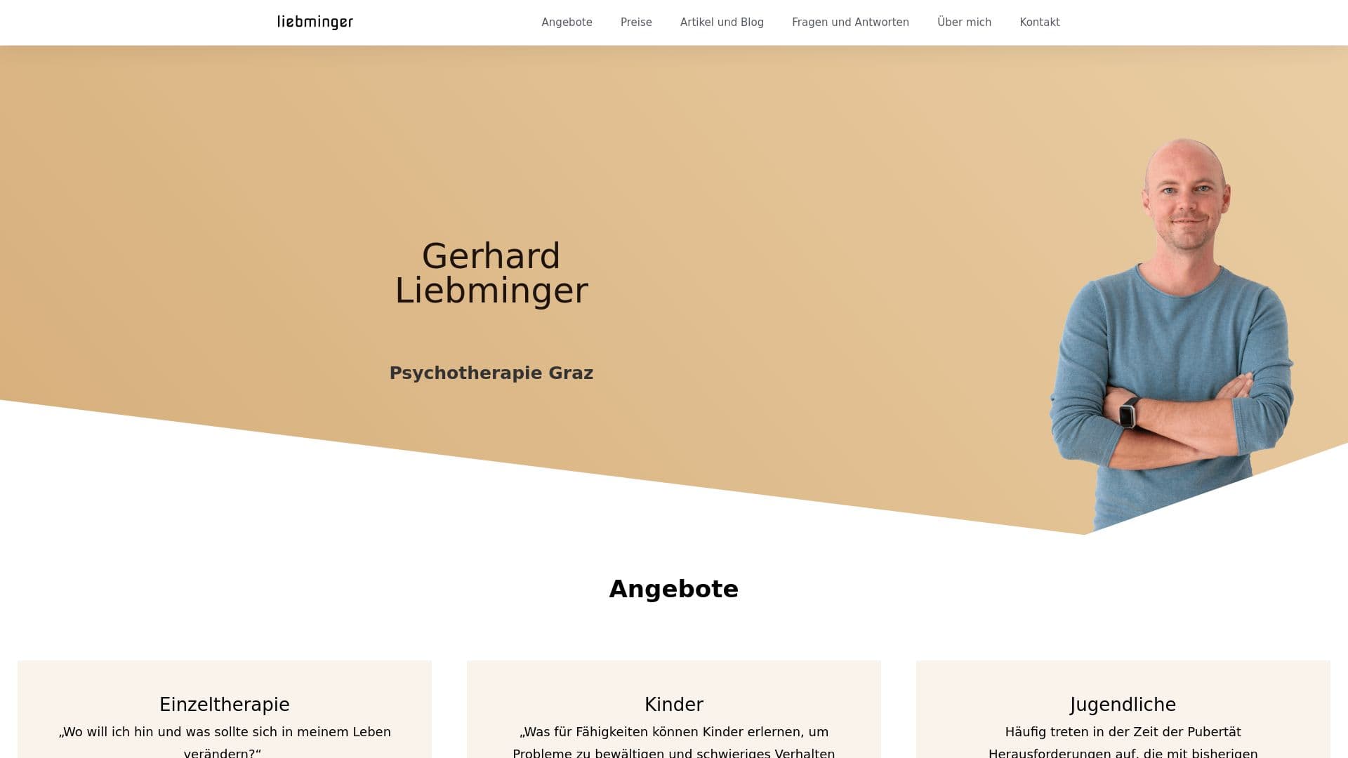 Psychotherapie Graz – Gerhard Liebminger