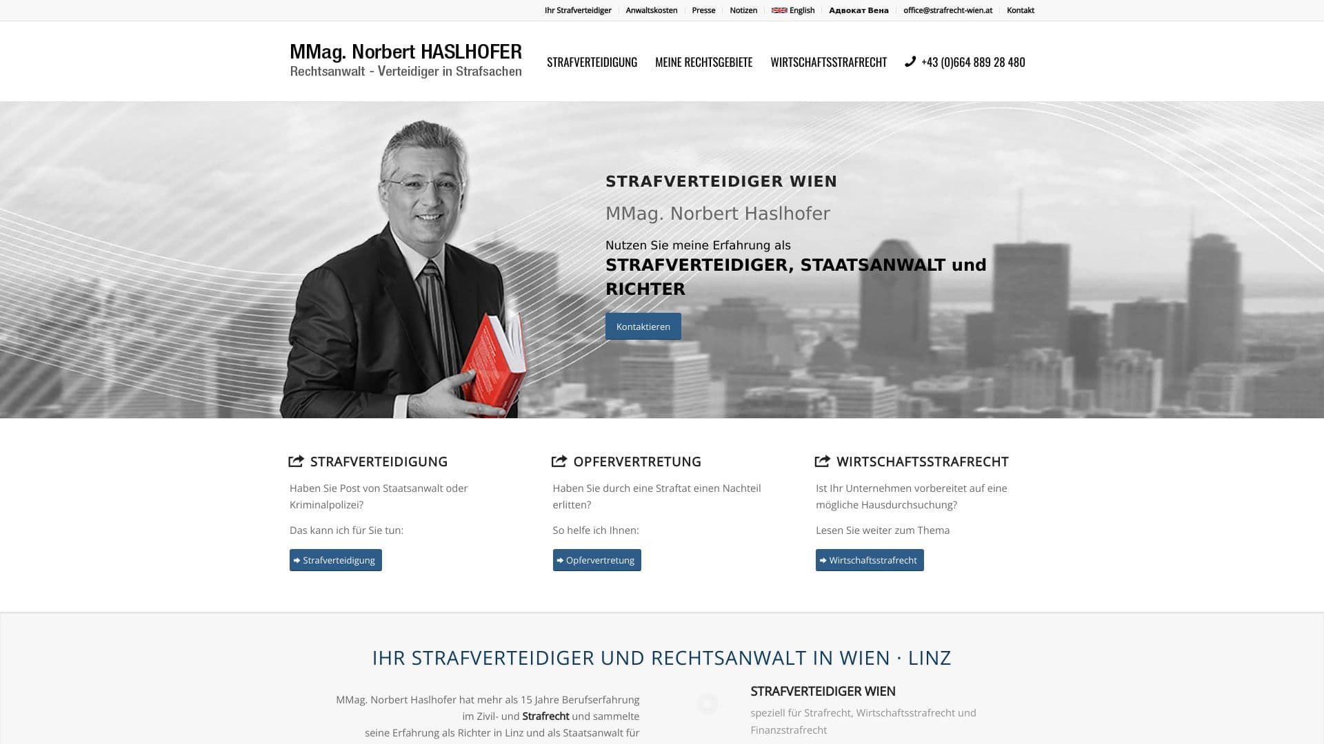 Rechtsanwalt MMag. Norbert Haslhofer