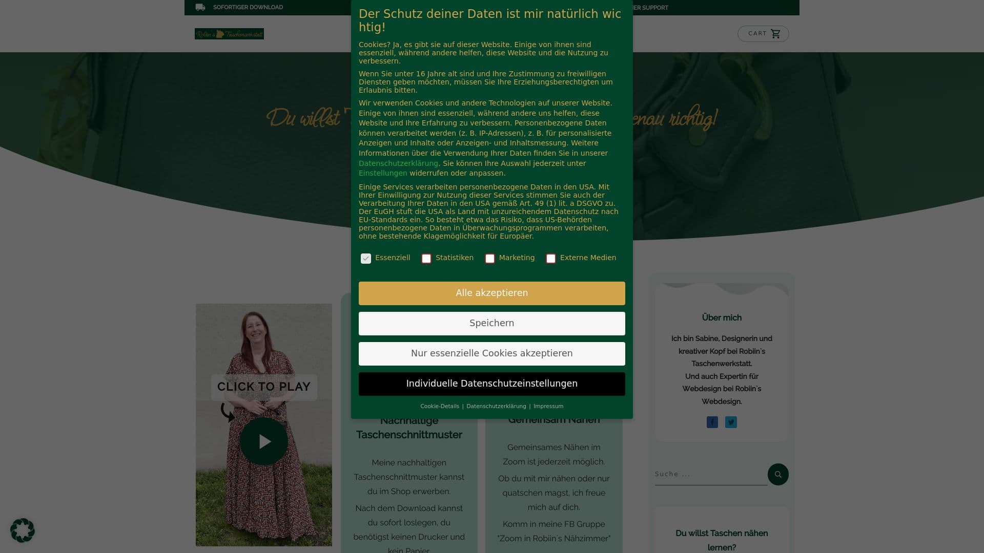 Sabine Christine Allmer – Robiin`s Taschenwerkstatt