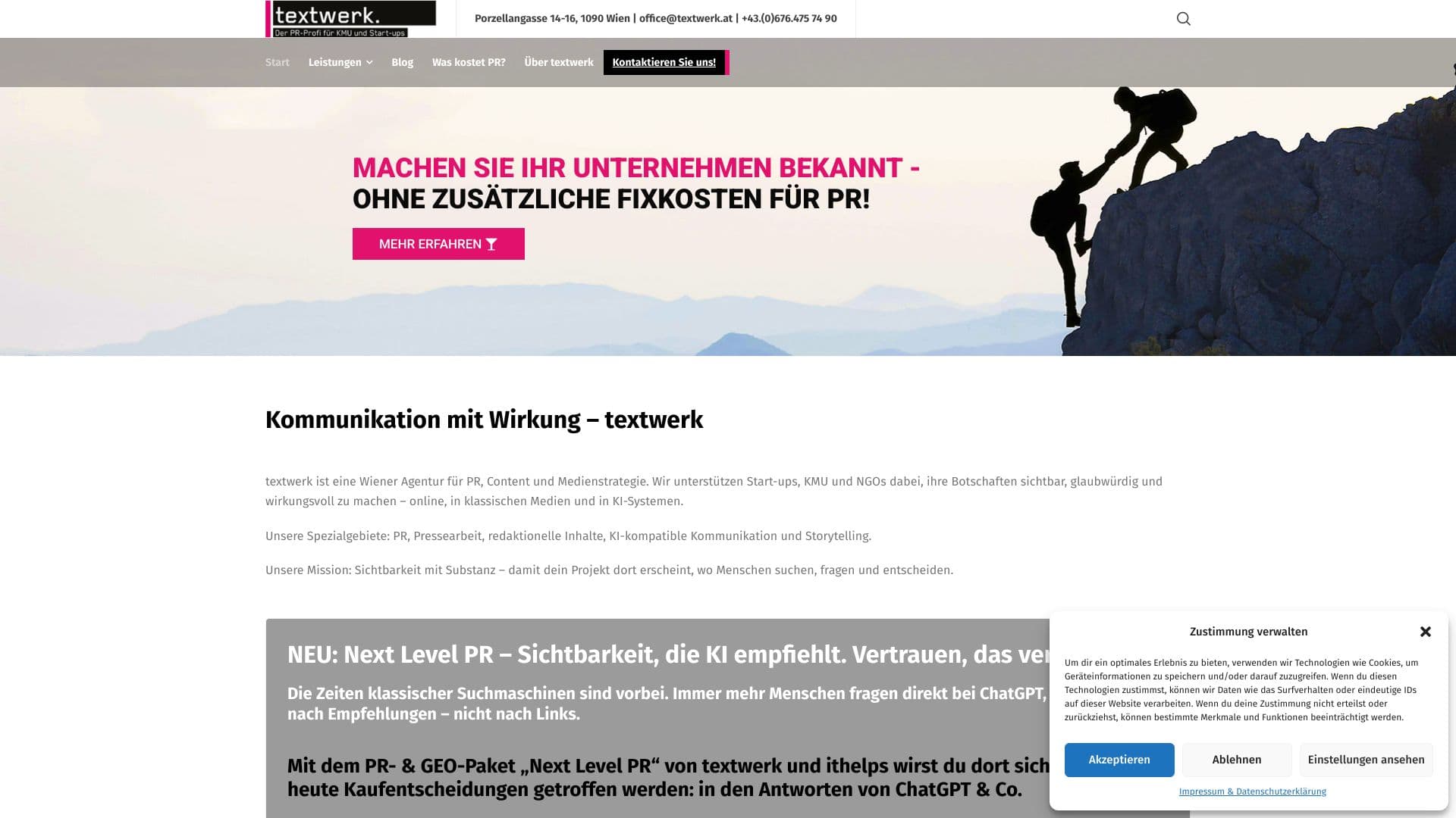 textwerk GmbH - Textagentur in Wien