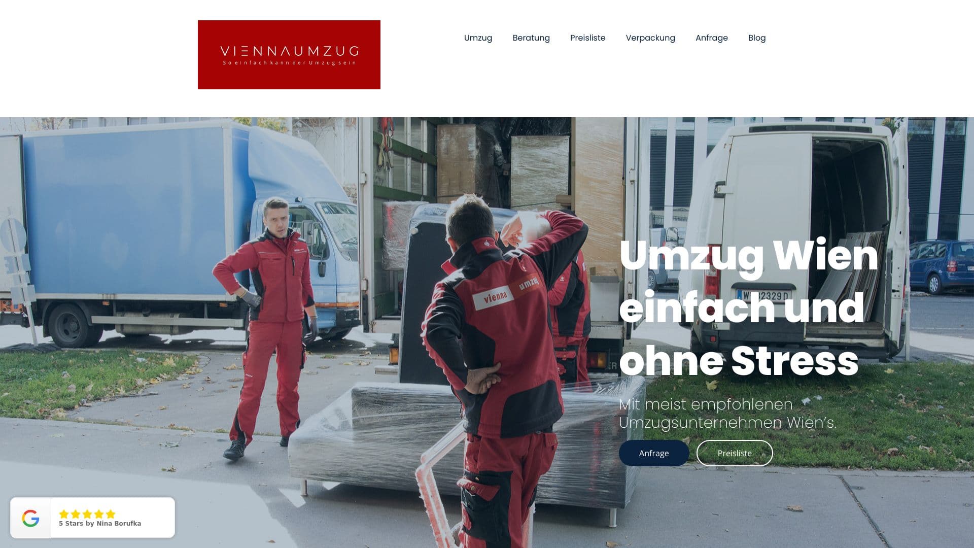 Umzug in Wien mit ViennaUmzug